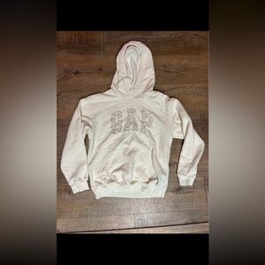 GAP Cream Hoodie with Logo